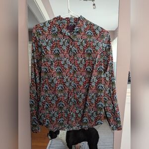 J Crew Liberty Fabric Button Up